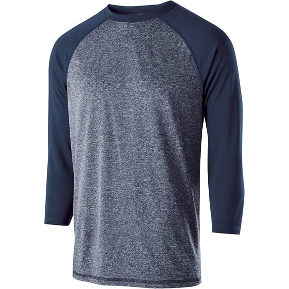 Holloway Sportswear S Boys TYPHOON SHIRT Navy Heather/Navy 222638
