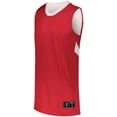 thumbnail image 1 of Holloway Sportswear S Dual-Side Single Ply Basketball Jersey Scarlet/White 224078, 1 of 6