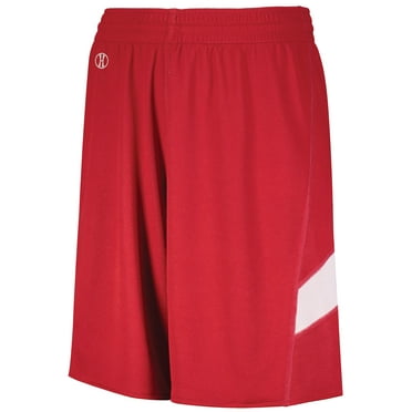 Holloway Sportswear S Dual-Side Single Ply Shorts Scarlet/White 224079