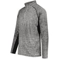 thumbnail image 1 of Holloway Sportswear S Electrify Coolcore® 1/2 Zip Pullover Black Heather 222574, 1 of 5
