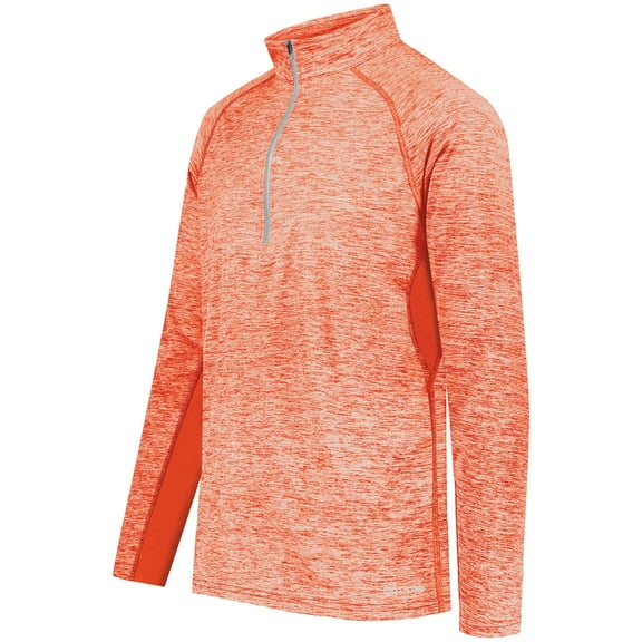 Holloway Sportswear S Electrify Coolcore® 1/2 Zip Pullover Orange Heather 222574