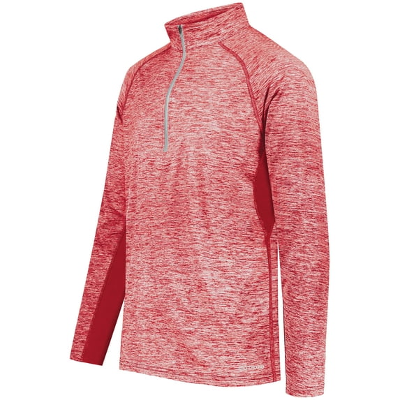 Holloway Sportswear S Electrify Coolcore® 1/2 Zip Pullover Scarlet Heather 222574