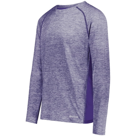 Holloway Sportswear S Electrify Coolcore® Long Sleeve Tee Purple Heather 222570