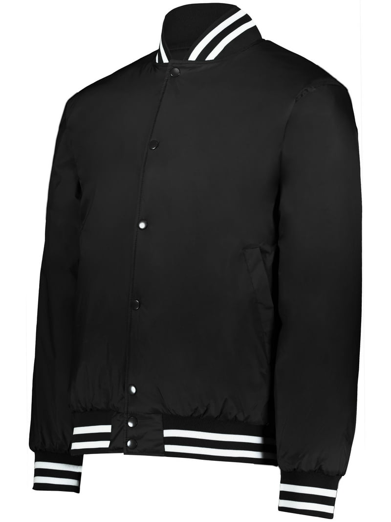 Holloway Heritage Jacket - Royal/White Quilted Nylon Jacket With Rib Trim, Size 2XL