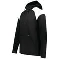thumbnail image 1 of Holloway Sportswear S Limitless 1/4 Zip Hoodie Black/White 222584, 1 of 5
