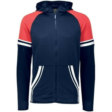 Holloway Sportswear S Retro Grade Jacket Navy/Scarlet 229561