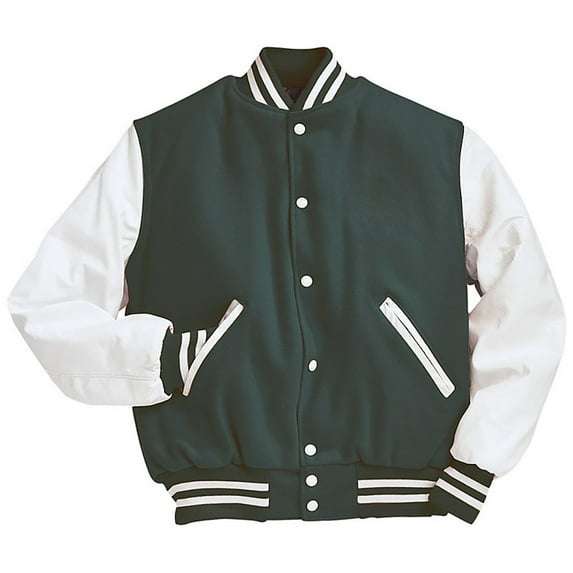 Holloway Sportswear S Varsity Jacket Myrtle/White 224183