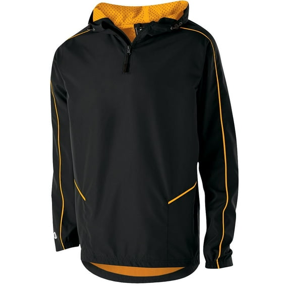 Holloway Sportswear S Wizard Pullover Black/Light Gold 229016
