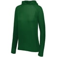 thumbnail image 1 of Holloway Sportswear S Womens 3D Regulate Lightweight Pullover Forest Heather 222753, 1 of 5