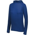 thumbnail image 1 of Holloway Sportswear S Womens 3D Regulate Lightweight Pullover Royal Heather 222753, 1 of 4