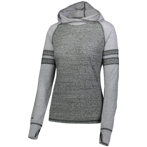 Holloway Sportswear S Womens Advocate Hoodie Black/Silver 229749