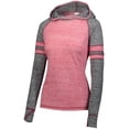 thumbnail image 1 of Holloway Sportswear S Womens Advocate Hoodie Scarlet/Black 229749, 1 of 6
