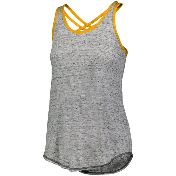 Holloway Sportswear S Womens Advocate Tank Black/Light Gold 222710