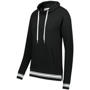 Holloway Sportswear S Womens All-American Funnel Neck Pullover Black/White 229763