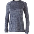 thumbnail image 1 of Holloway Sportswear S Womens Electrify 2.0 Long Sleeve Tee Navy Heather 222724, 1 of 4