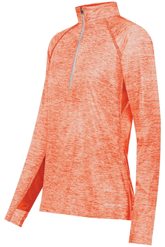 Sportswear S Womens Electrify Coolcore® 1/2 Zip Pullover Orange Heather 222774