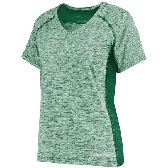 Holloway Sportswear S Womens Electrify Coolcore® Tee Dark Green Heather 222771