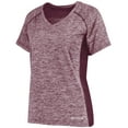 thumbnail image 1 of Holloway Sportswear S Womens Electrify Coolcore® Tee Maroon Heather 222771, 1 of 5