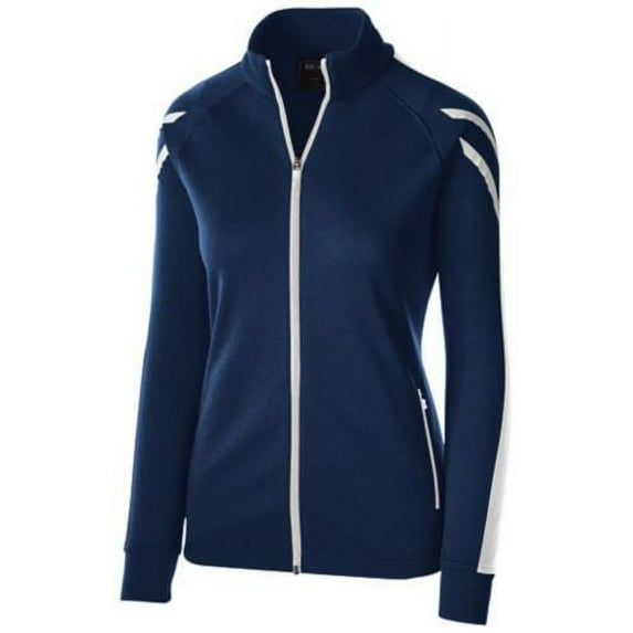 Holloway Sportswear S Womens Flux Jacket Navy Heather/White/White 229768