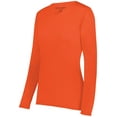 thumbnail image 1 of Holloway Sportswear S Womens Momentum Long Sleeve Tee Orange 222824, 1 of 5
