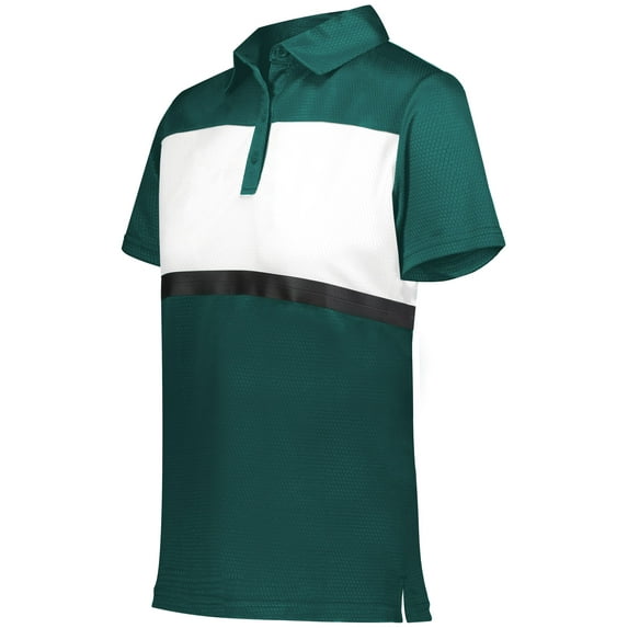 Holloway Sportswear S Womens Prism Bold Polo Dark Green/White 222776