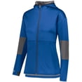 thumbnail image 1 of Holloway Sportswear S Womens Sof-Stretch Jacket Royal/Carbon 229737, 1 of 5