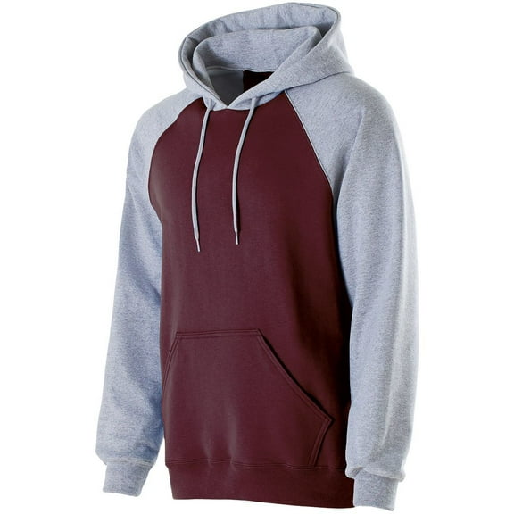 Holloway Sportswear XL Banner Hoodie Maroon/Athletic Heather 229179