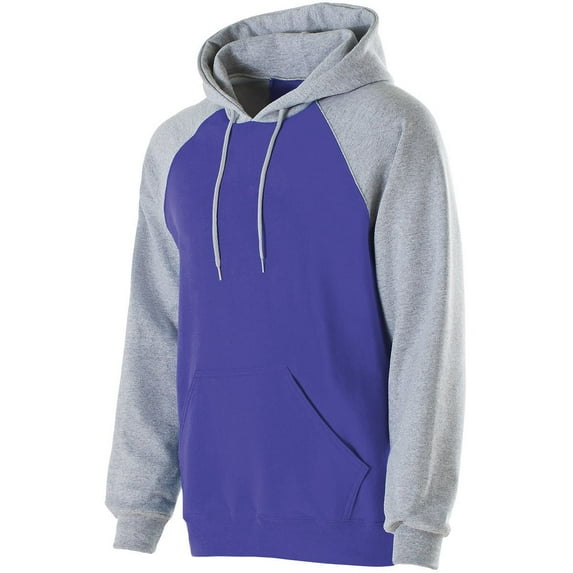 Holloway Sportswear XL Banner Hoodie Purple/Athletic Heather 229179