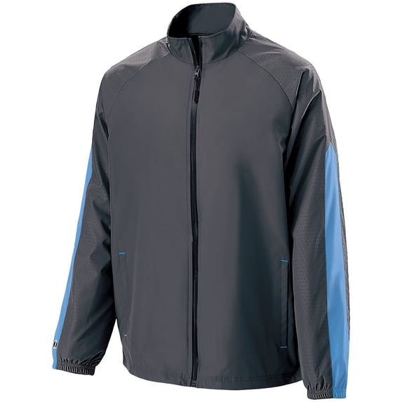 Holloway XL Youth Bionic Jacket Carbon/University Blue 222212
