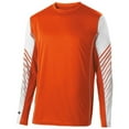 thumbnail image 1 of Holloway Sportswear XL Boys ARC SHIRT LONG SLEEVE Orange/White 222641, 1 of 5