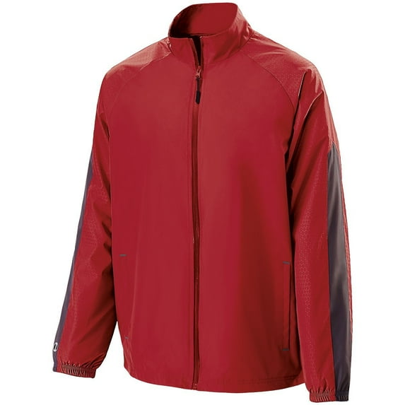 Holloway Sportswear XL Boys BIONIC JACKET Scarlet/Carbon 222212