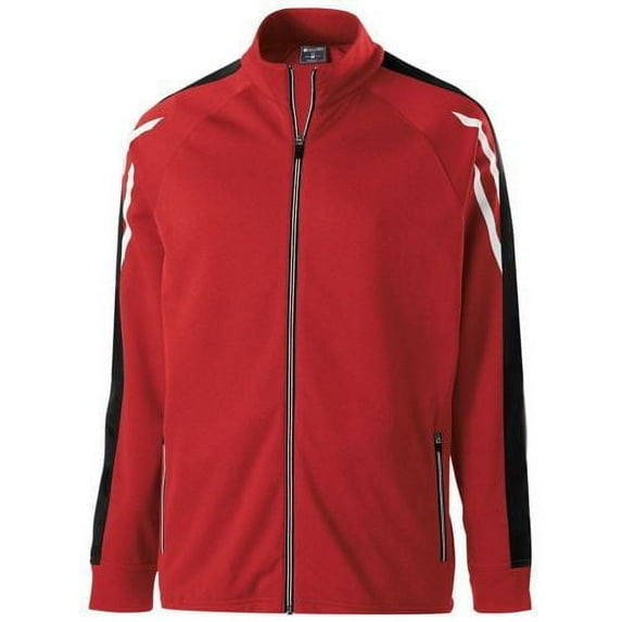 Holloway Sportswear XL Boys FLUX JACKET Scarlet Heather/Black/White 229668