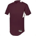 thumbnail image 1 of Holloway Sportswear XL Boys  Game7 Two-Button Baseball Jersey Maroon/White 221224, 1 of 2