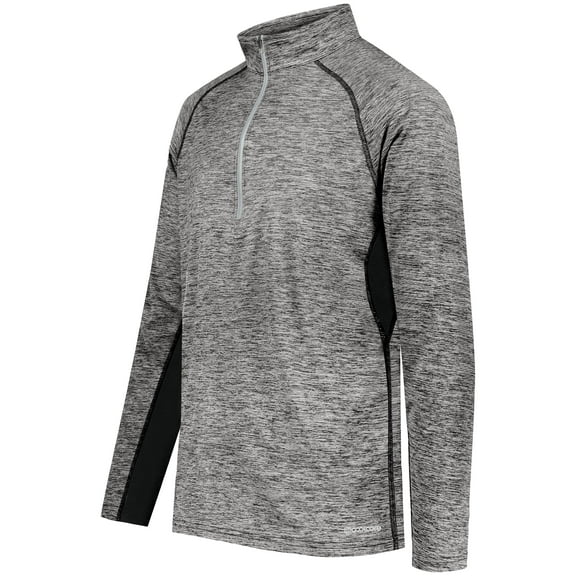 Holloway Sportswear XL Electrify Coolcore® 1/2 Zip Pullover Black Heather 222574