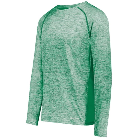Holloway Sportswear XL Electrify Coolcore® Long Sleeve Tee Kelly Heather 222570