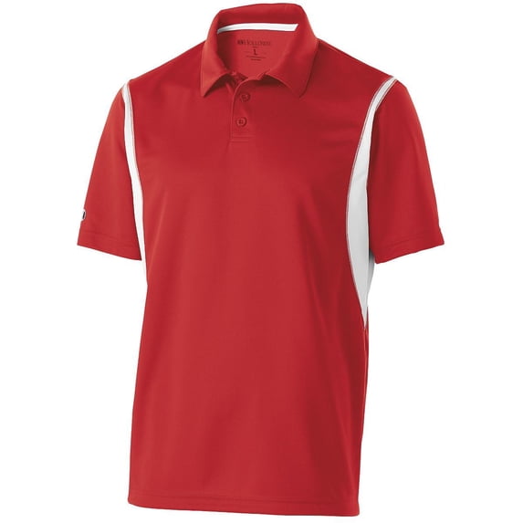 Holloway Sportswear XL Integrate Polo Scarlet/White 222547