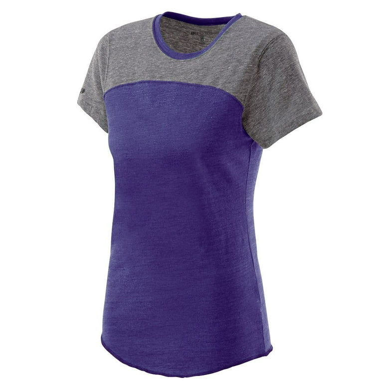 Holloway Sportswear XL Juniors Enthuse Shirt Vintage Purple/Vintage Grey  229316 