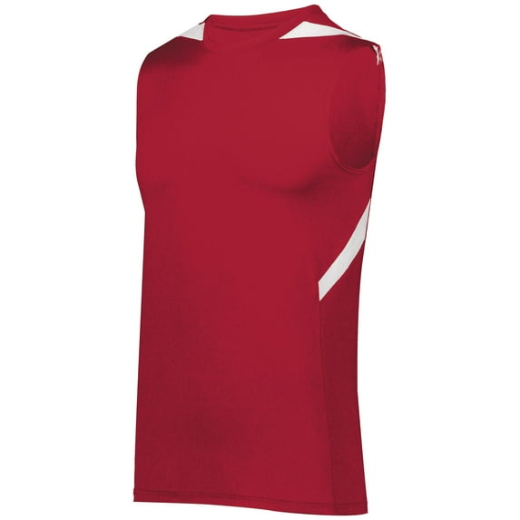 Holloway Sportswear XL PR Max Compression Jersey Scarlet/White 221037