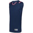 thumbnail image 1 of Holloway Sportswear XL Retro Basketball Jersey Navy/Scarlet/White 224076, 1 of 5