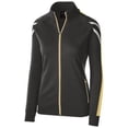 thumbnail image 1 of Holloway Sportswear XL Womens Flux Jacket Black Heather/Vegas Gold/White 229768, 1 of 2