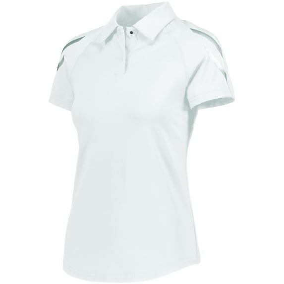 Holloway Sportswear XL Womens Flux Polo White 222713