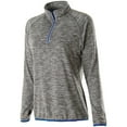 thumbnail image 1 of Holloway Sportswear XL Womens Force Training Top Carbon Heather/Navy 222300, 1 of 3
