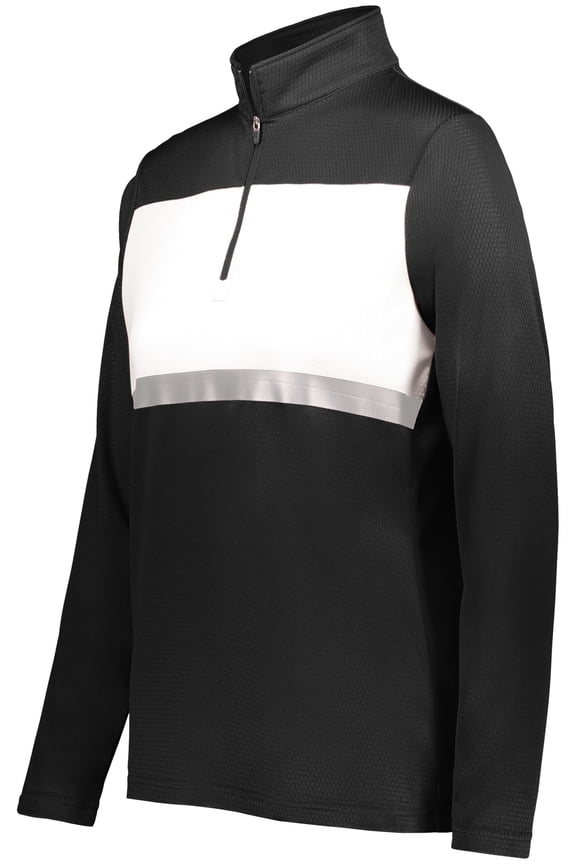 Sportswear XL Womens Prism Bold 1/4 Zip Pullover Black/White 222791
