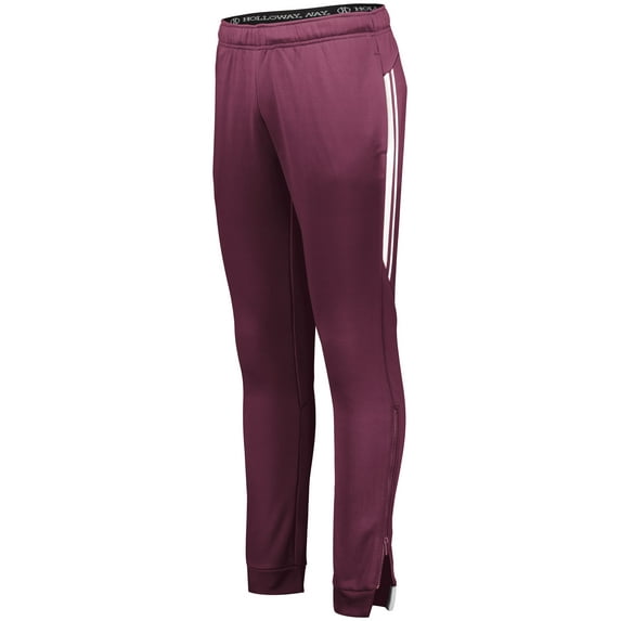 Holloway Sportswear XL Womens RETRO GRADE PANT Maroon/White 229762