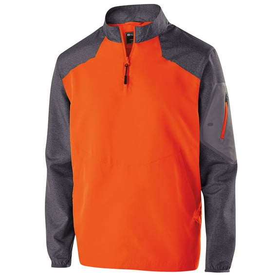 Holloway Sportswear XS Raider Pullover Carbon Print/Orange 229155
