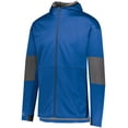 thumbnail image 1 of Holloway Sportswear XS Sof-Stretch Jacket Royal/Carbon 229537, 1 of 5