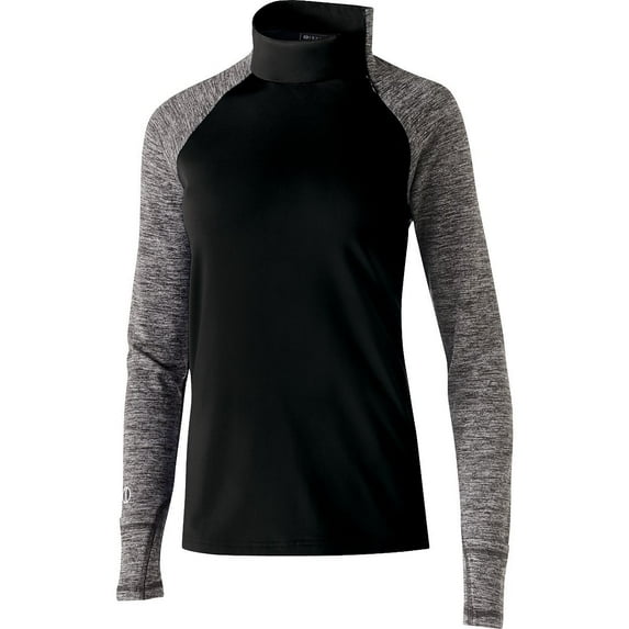 Holloway Sportswear XS Womens AFFIRM PULLOVER Black/Carbon Heather 229358