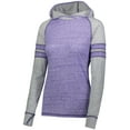 thumbnail image 1 of Holloway Sportswear XS Womens Advocate Hoodie Purple/Silver 229749, 1 of 6