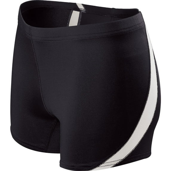 Holloway XS Ladies Breakline Shorts Black/White 221345