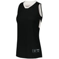 thumbnail image 1 of Holloway Sportswear XS Womens Dual-Side Single Ply Basketball Jersey Black/White 224378, 1 of 5